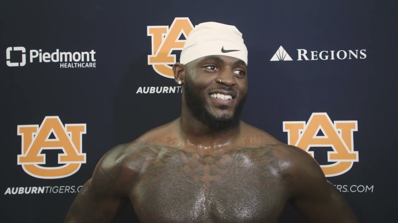NFL Draft prospects Connor Lew and Keyron Crawford speak at Auburn Pro Day