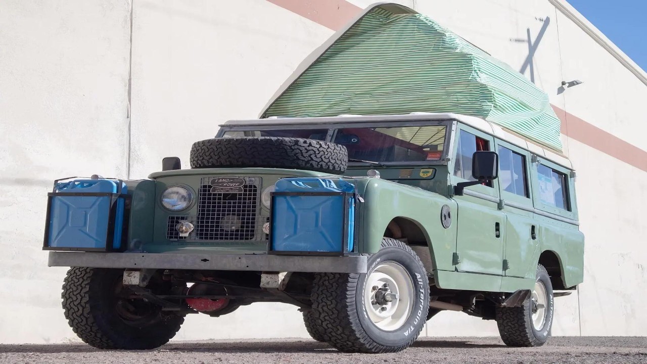 1968 Land Rover Dormobile The British Tank That Camps Like a Castle  Ready for Adventure? 🌄🚗