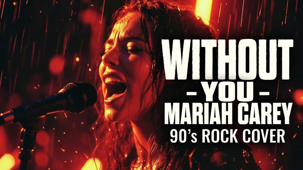 WITHOUT YOU – Mariah Carey (90s Rock METAL Cover | LESTROCKIT)