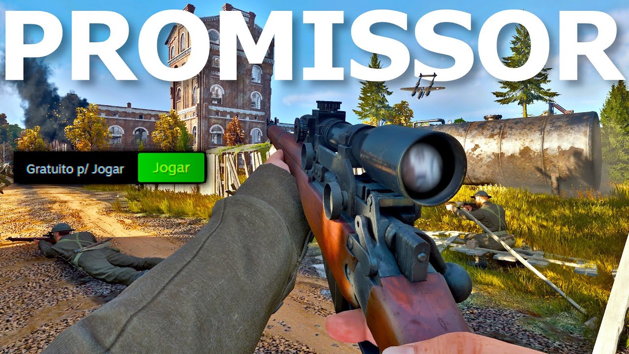 ESSE PROMISSOR FPS DA SEGUNDA GUERRA MUNDIAL CHEGOU DE GRA&Ccedil;A NA STEAM.