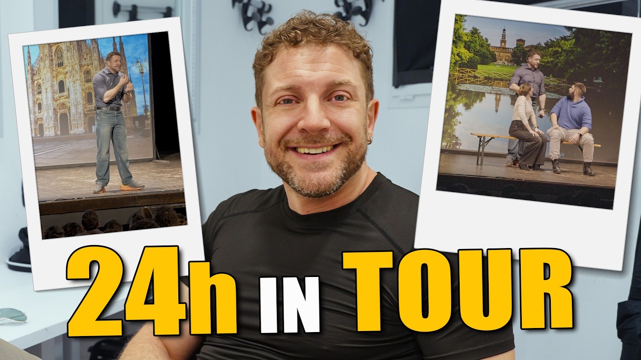 24h in TOUR con me! Quello che NON vedete a TEATRO