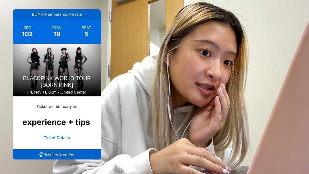 i finally got BLACKPINK concert tickets