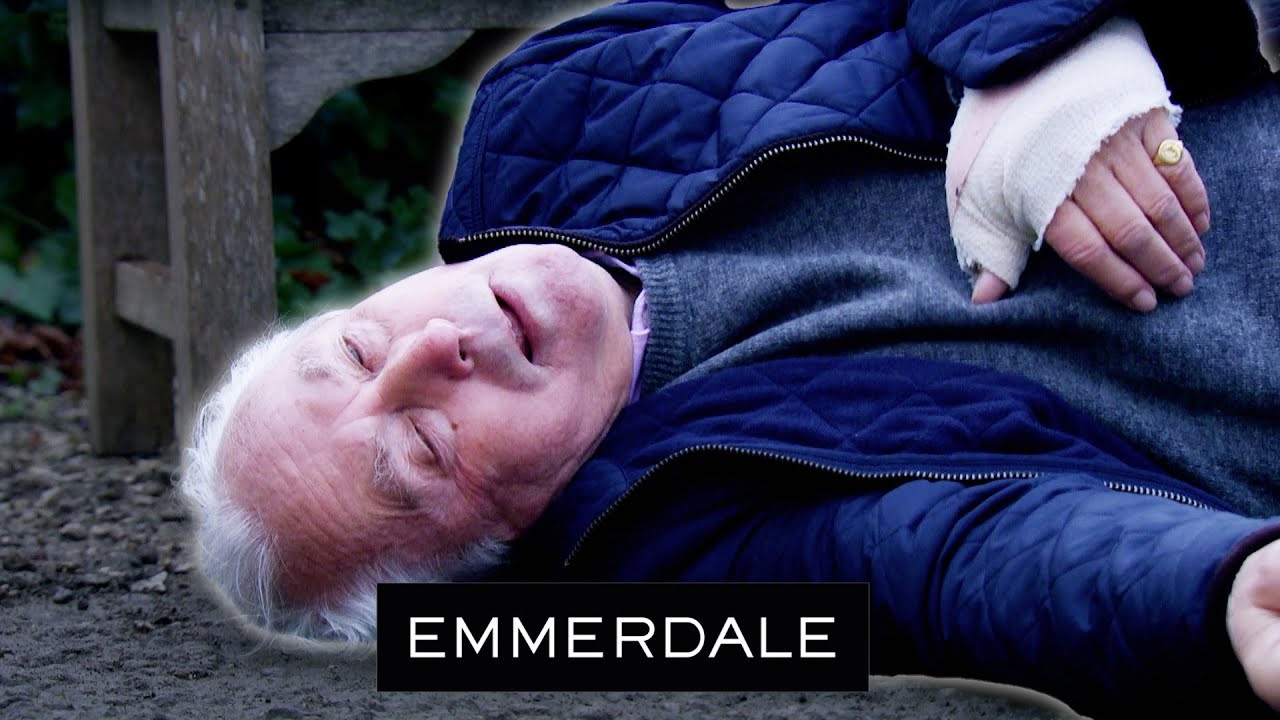 Anthony Hit Over The Head And Knocked Unconscious | Emmerdale