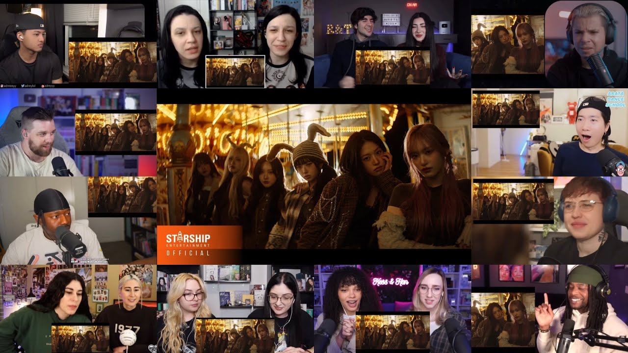 IVE 아이브 'REBEL HEART' MV Reaction Mashup