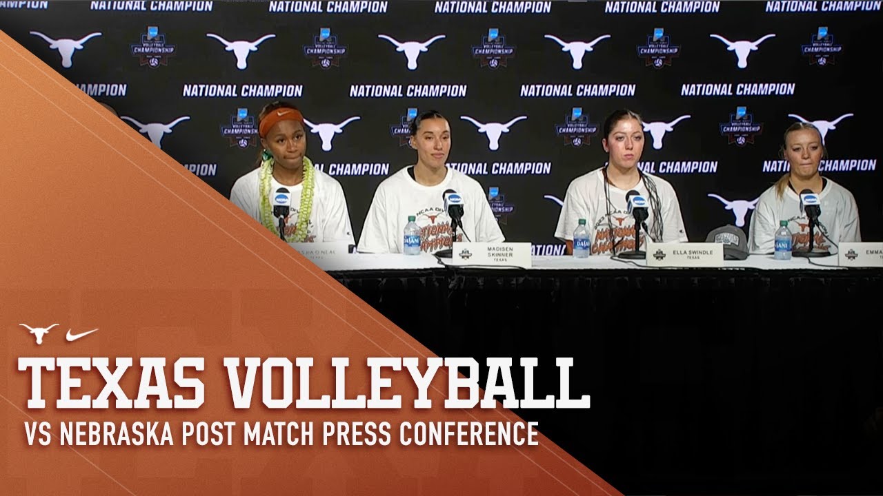 Texas Volleyball vs Nebraska Post Match Press Conference [Dec. 17, 2023]