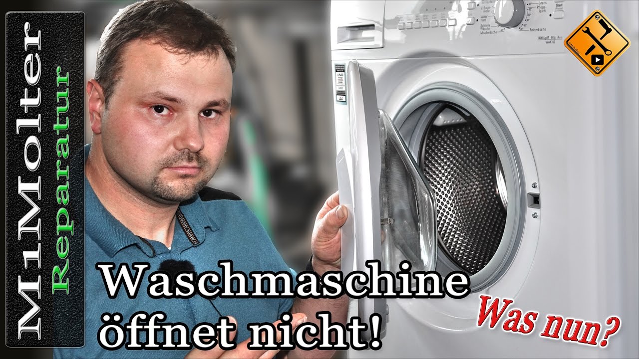 Waschmaschinentür lässt sich nicht öffnen! Was nun? Tipp von M1Molter
