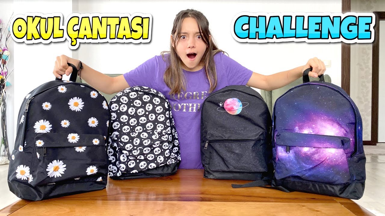 OKUL ÇANTAMDA NE VAR? CHALLENGE OKULA DÖNÜŞ BACK TO SCHOOL