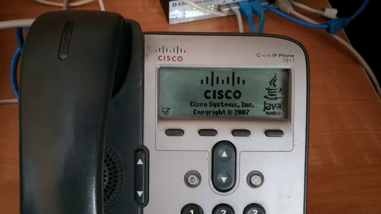 Процесс прошивки Cisco 7911 SIP