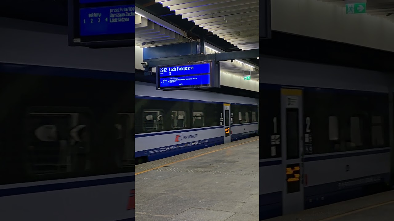 IC1100 NAREW relacji Białystok  - Ł&oacute;dź Fabryczna EZT ED161 018 DART