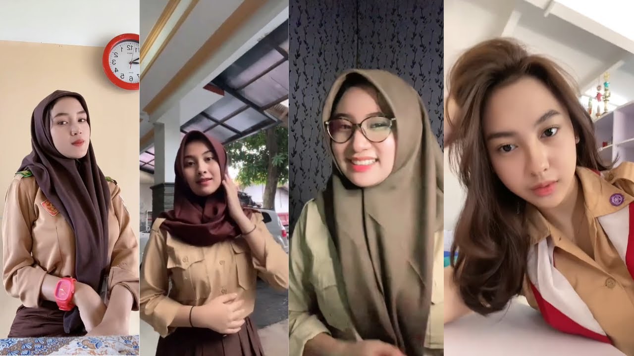 Viral Cewek SMA Pramuka Cantik - New Tiktok Dance