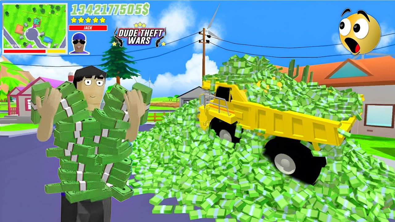 How To Make Fastest Way to Get Unlimited Money in Dude Theft Wars🤑DTW Secret Unlimited Money Method
