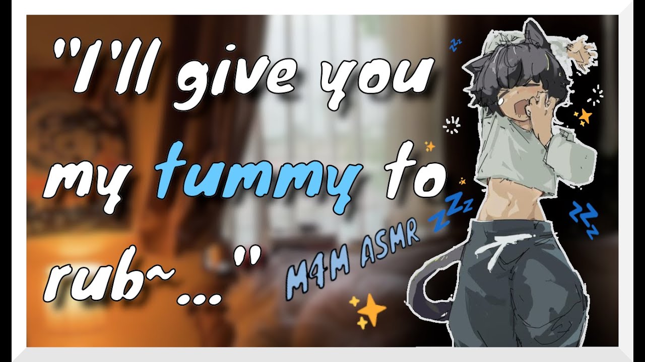 M4M ASMR Catboy begs for pats and falls asleep💤[PURRING]