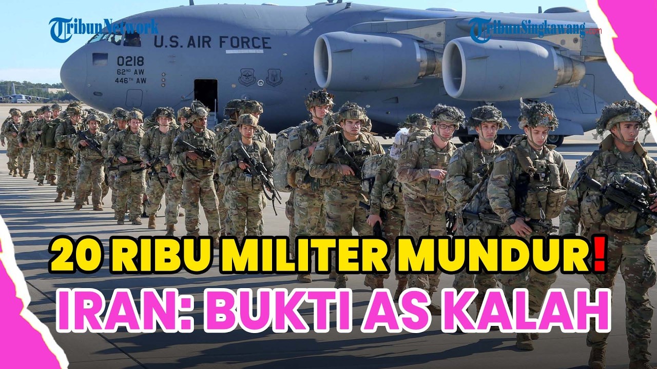 ®️🔴 20 RIBU TENTARA AS DISEBUT MUNDUR DI TIMUR TENGAH❗IRAN NILAI OPERASI MILITER GAGAL TEKAN TEHERAN