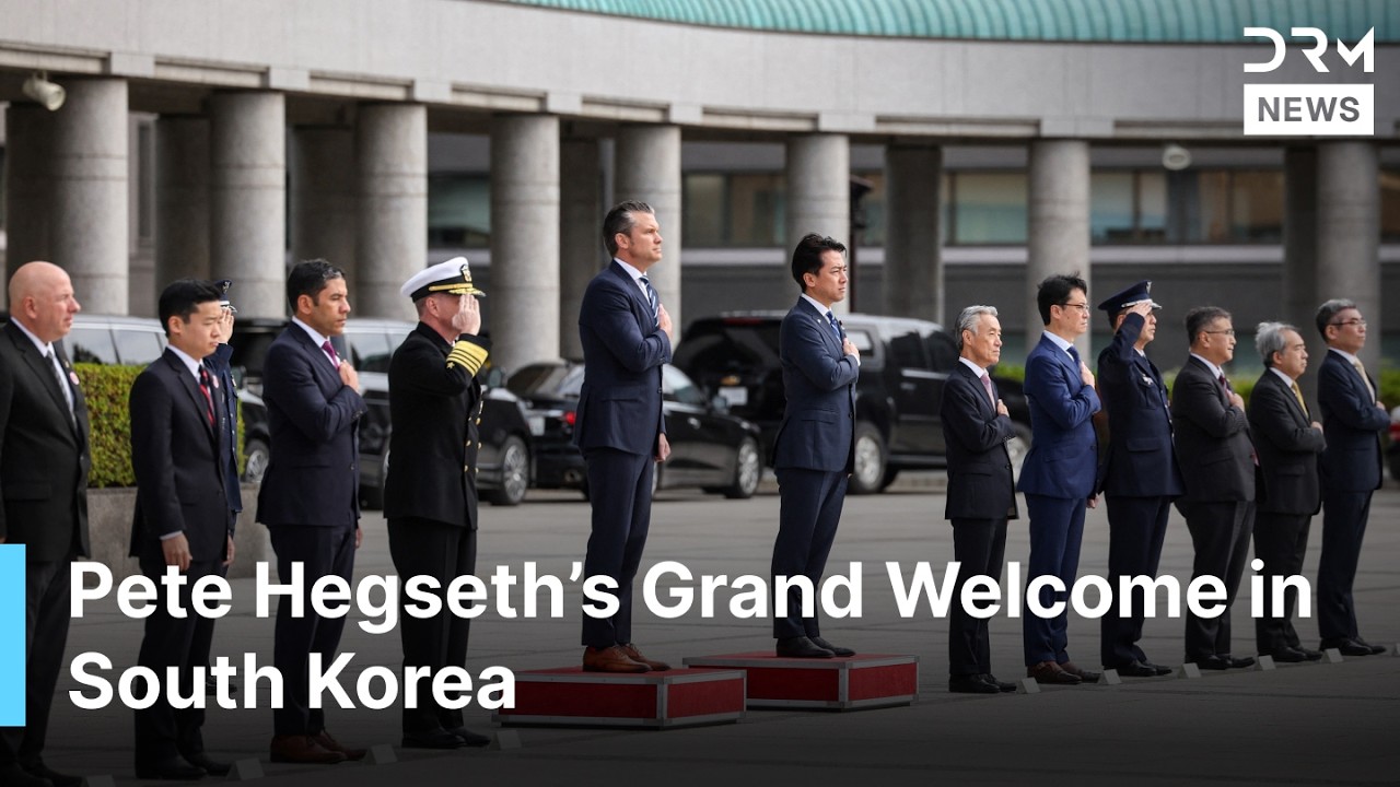 GRAND ARRIVAL: Pete Hegseth Receives Royal Welcome in South Korea with Ahn Gyu-back | AC1G