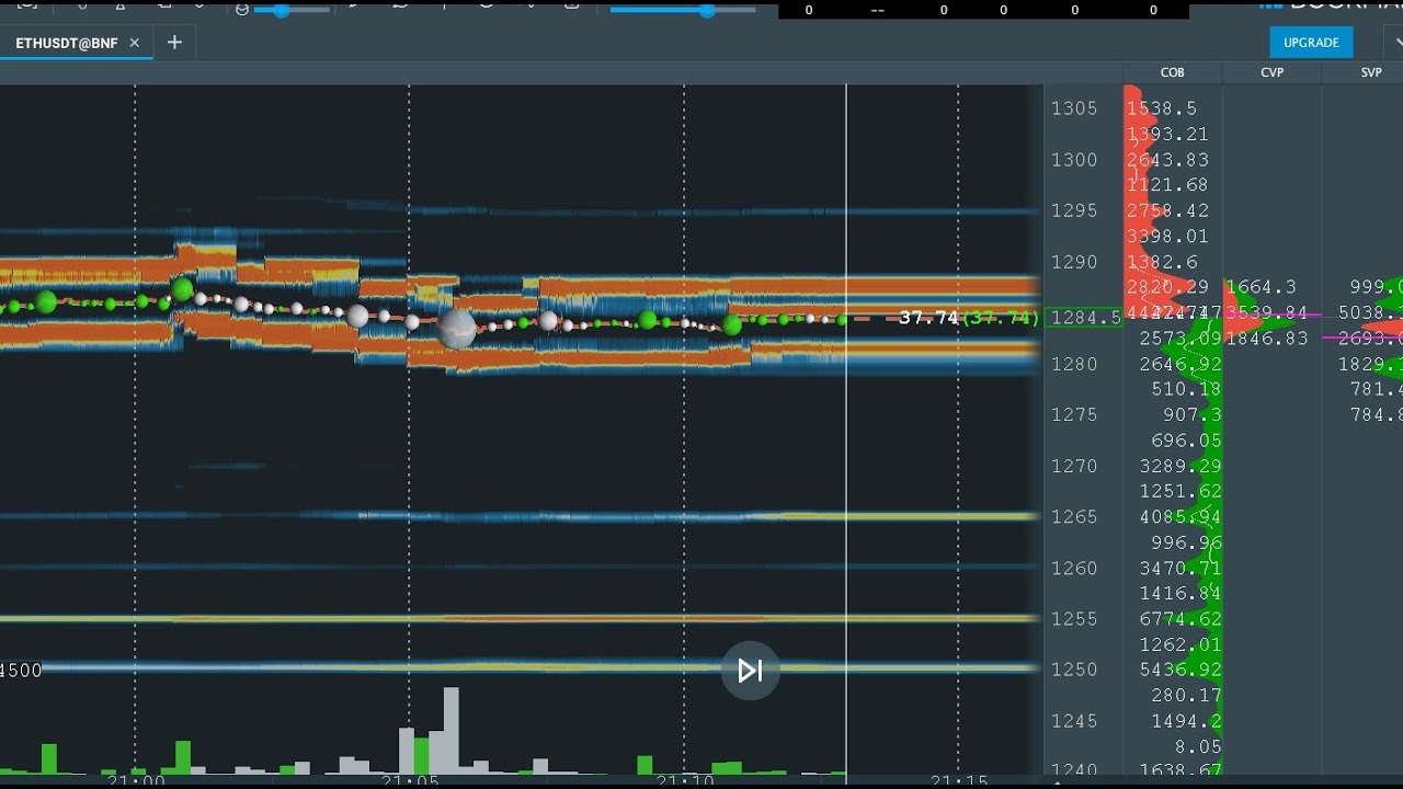 LIVE Crypto Ethereum Futures Bitcoin Live Order Flow Bookmap  