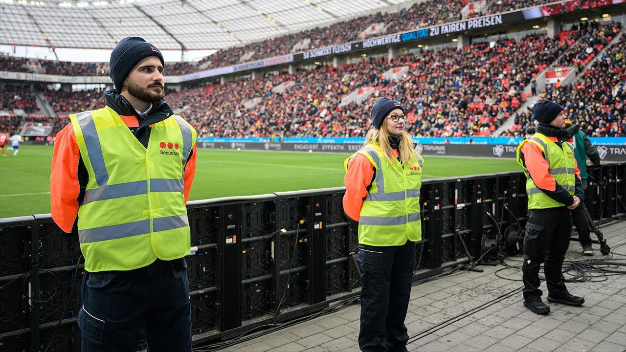 Security im Bereich Event für Bayer 04 Leverkusen