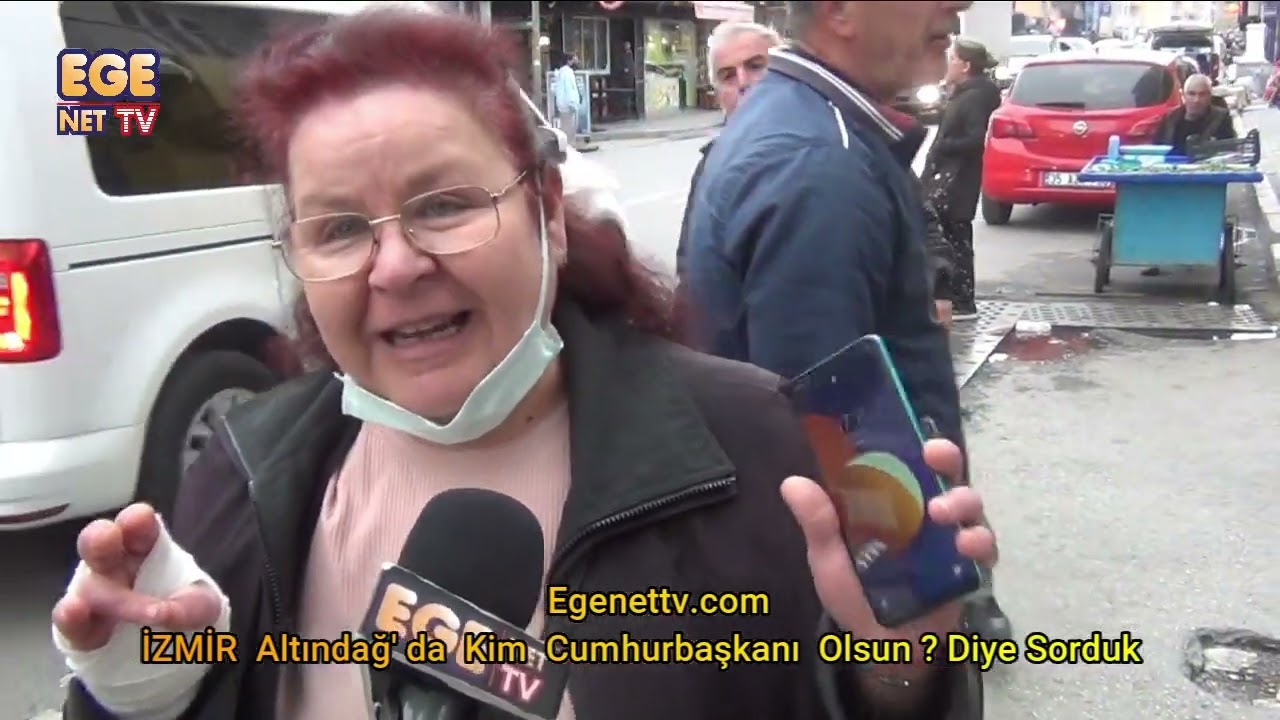 İZMİR Altındağ'da  Kim Cumhurbaşkanı  Olsun ? Diye Sorduk