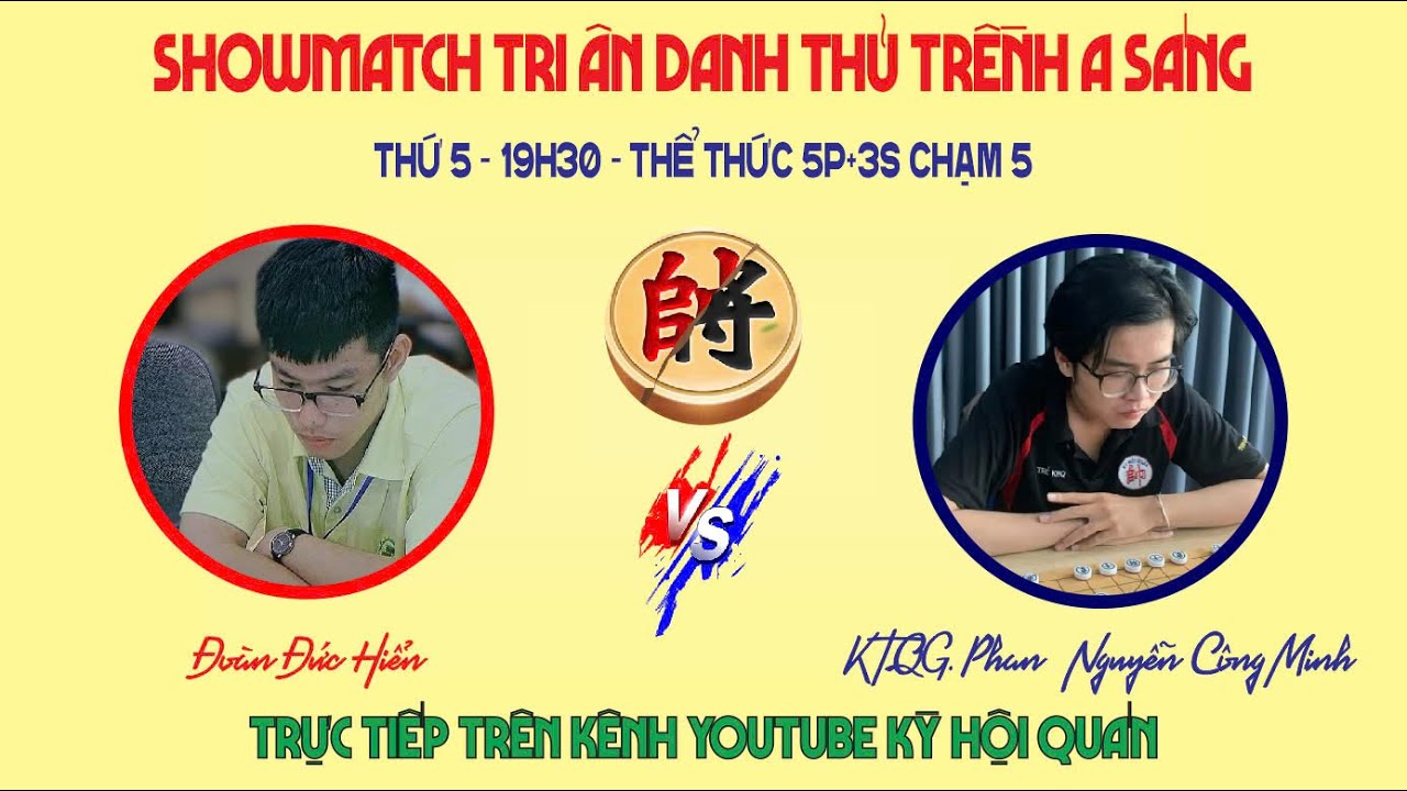 Trực Tiếp | KTQG. Phan Nguyễn Công Minh Vs KTQG. Đoàn Đức Hiển | 5p + 3s chạm 5