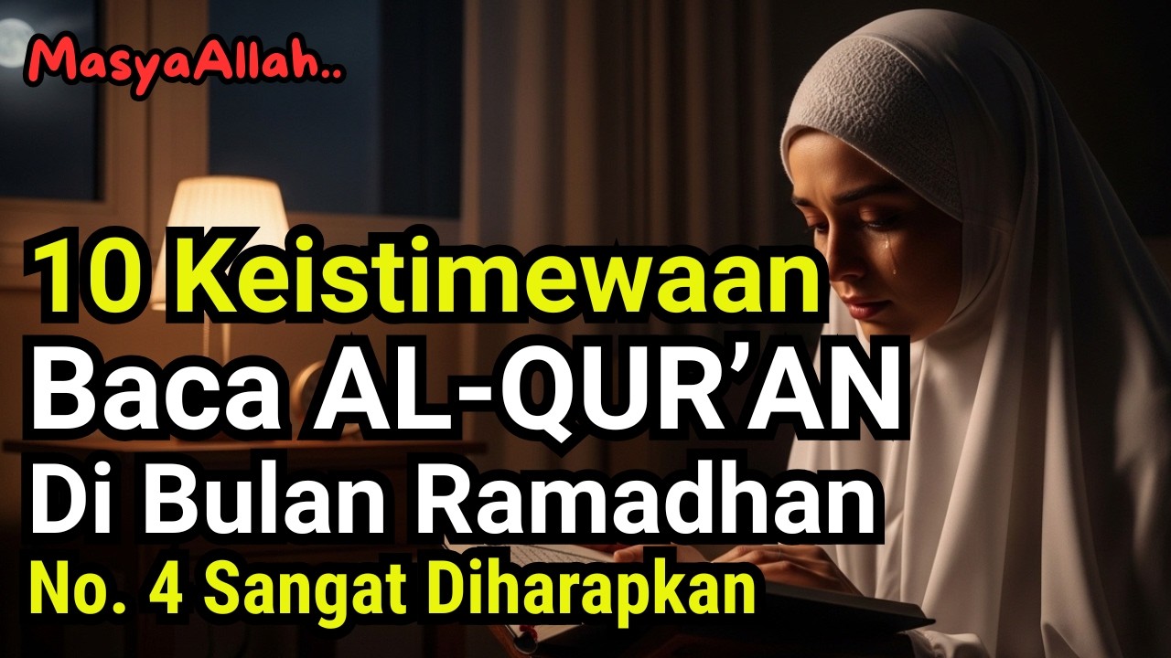 BERUNTUNGLAH..!! 10 Keutamaan Besar Baca Al-Qur'an Di Bulan Ramadhan