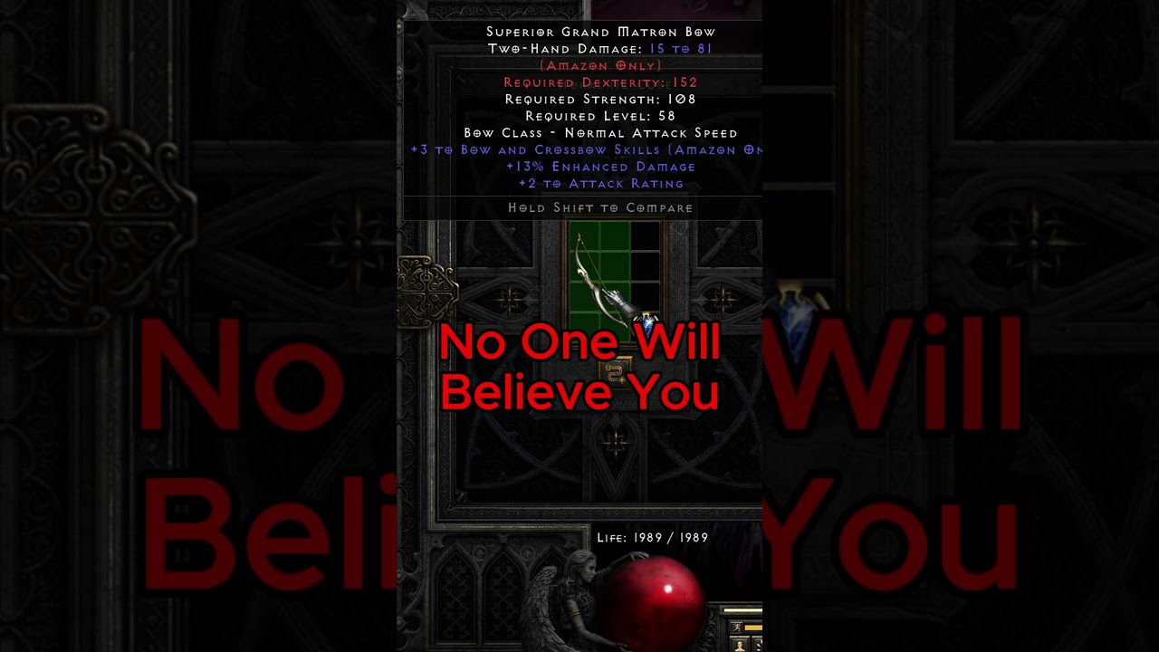 The Moment I Realized I Forgot to Hit Record in Diablo 2