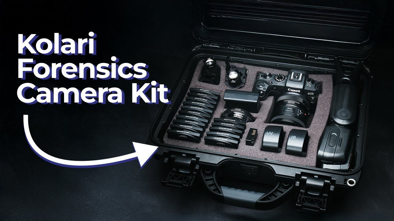 The Kolari Full Spectrum UV/IR Camera Forensic Photography Kit