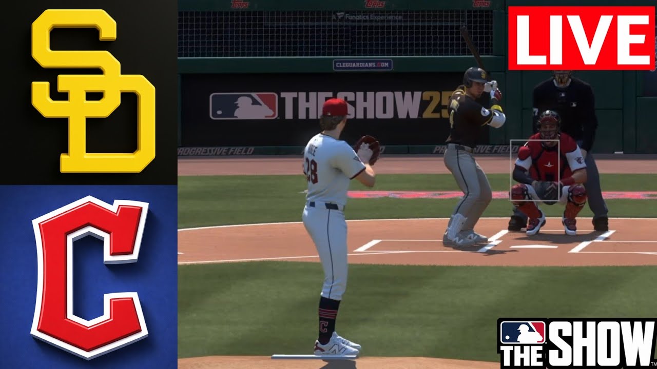 🔴 LIVE : San Diego Padres vs Cleveland Guardians | March 7th Spring Training | MLB THE SHOW 25