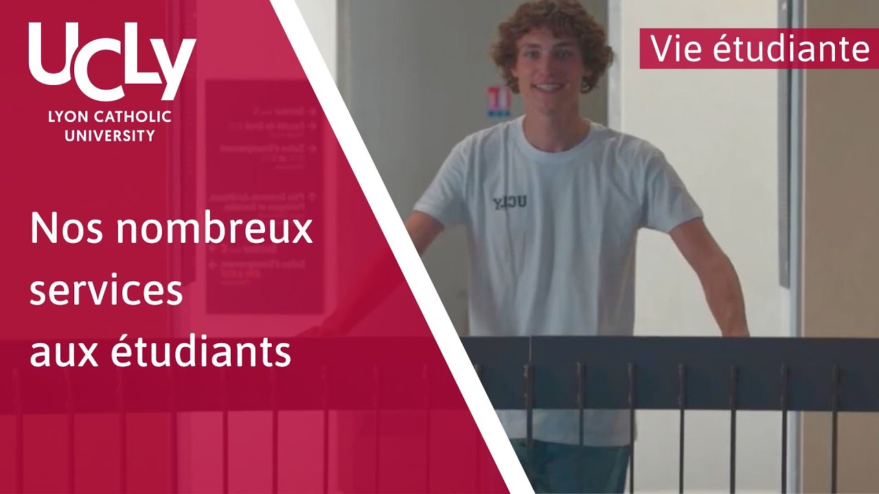 La vie étudiante à l'UCLy | une multitude de services aux étudiants
