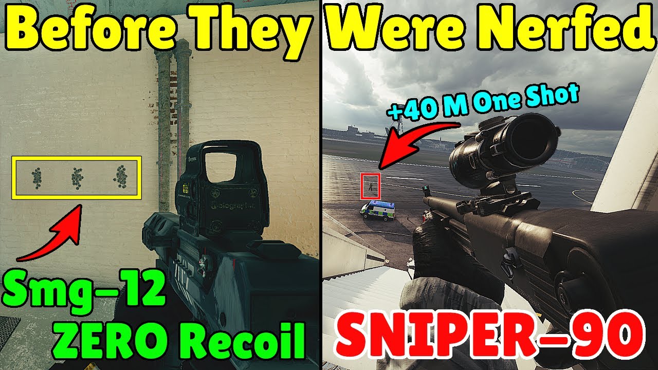 Why Ubisoft Had To Nerf SMG-12 & Frost Shotgun Years Ago ! - Rainbow Six Siege