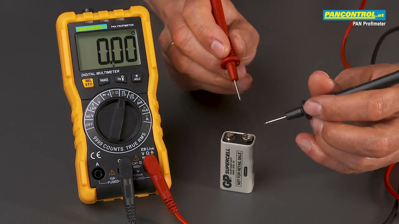 Pancontrol PAN Profimeter digitális multiméter használata