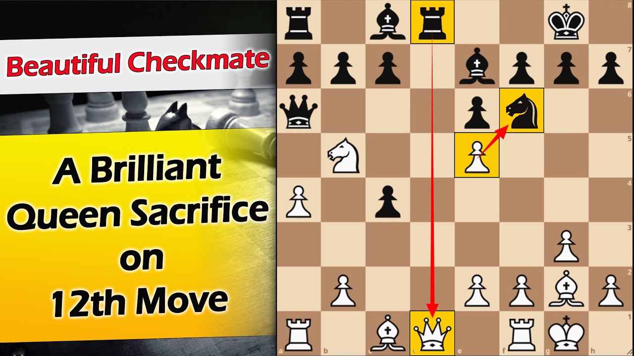 A Brilliant Queen Sacrifice on 12th Move | Prohaszka vs Wang 2021