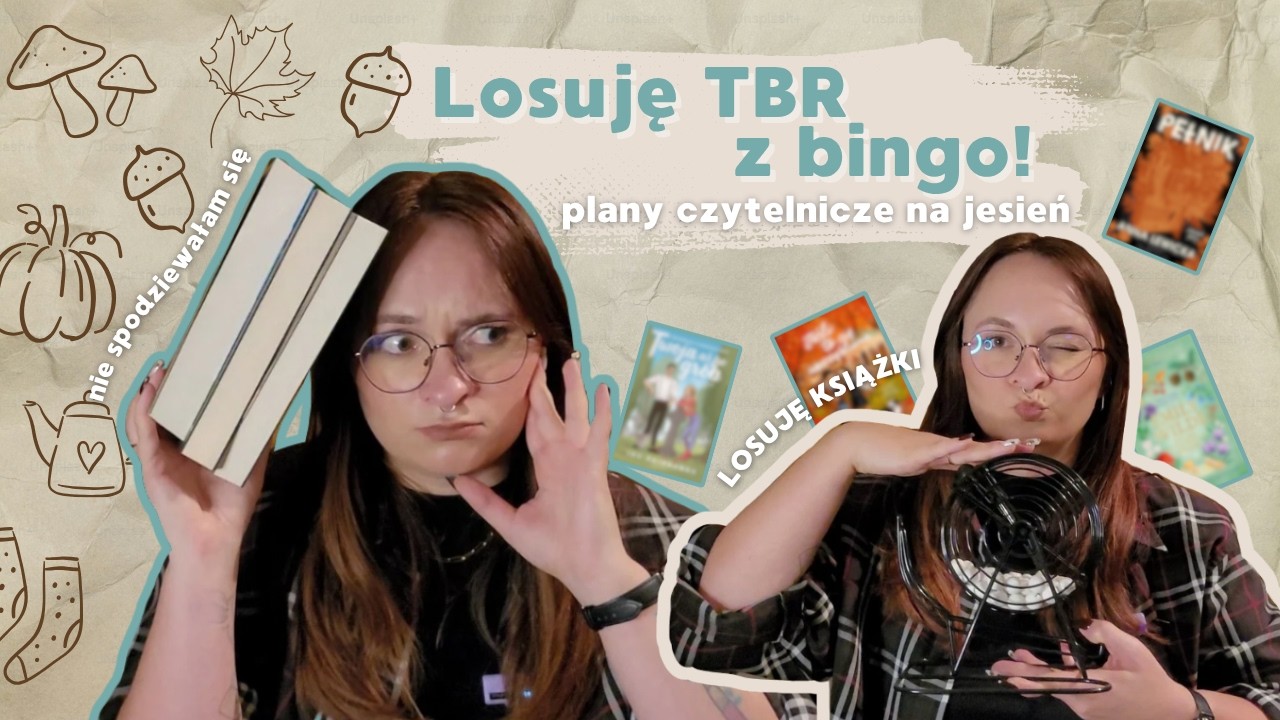 Losuję, co będę czytać jesienią 🍂 | Kwartalny TBR 2025 z bingo! 🎱
