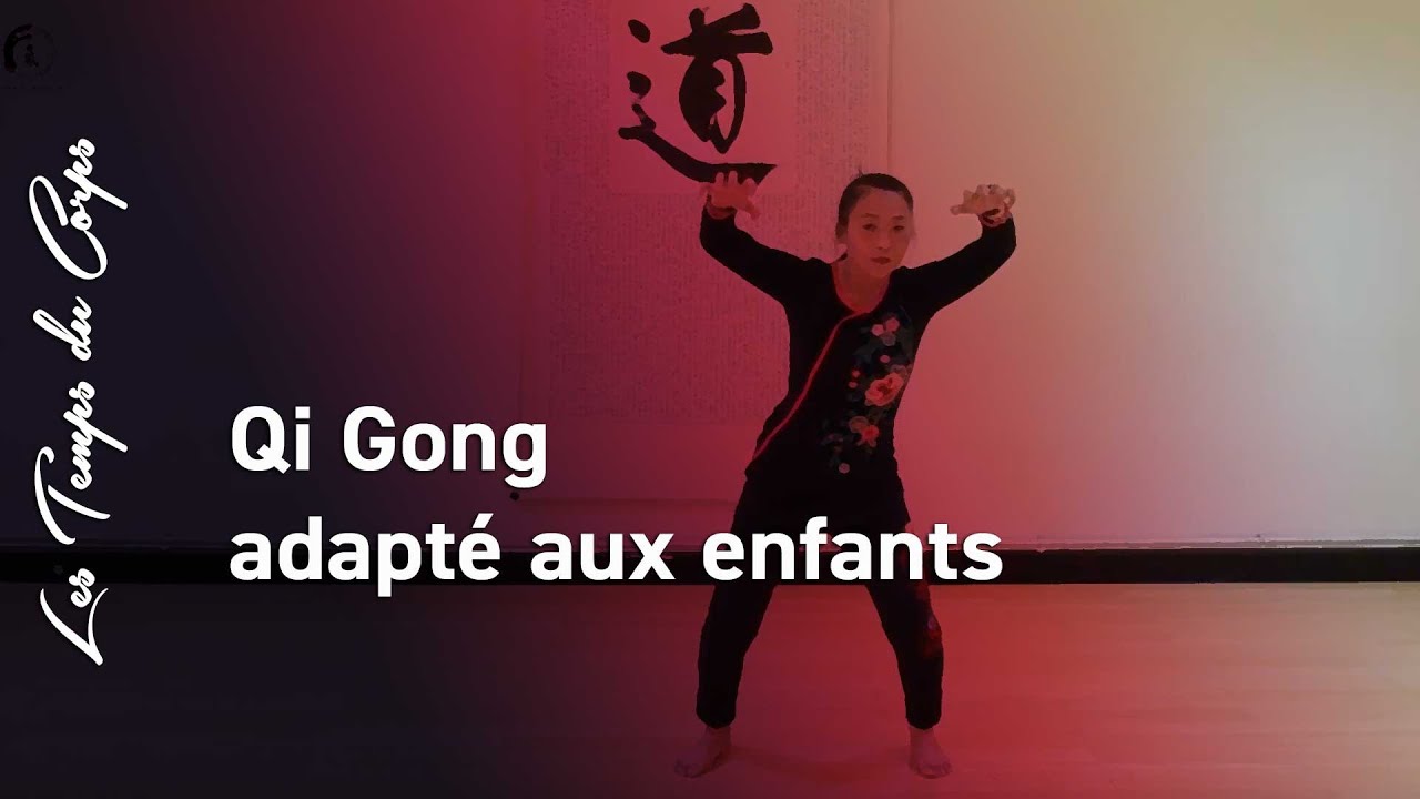 Maître Ke Wen présente deux mouvements du Tigre (méthode pédagogique de Qi Gong adapté enfants)