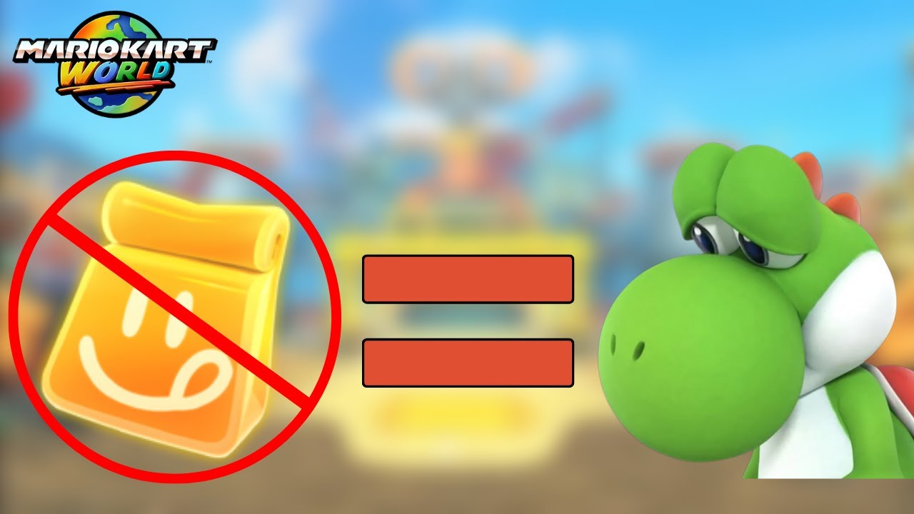 One Missed Dash Food is One Emotionally Damaged Yoshi || Mario Kart World Knockout Tour