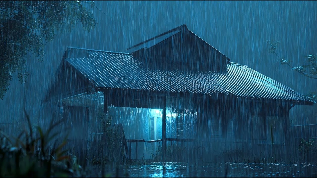 No Ads Rain Sounds for Sleeping – Deep ASMR Rain and Thunder Sounds for Relaxing Night Sleep