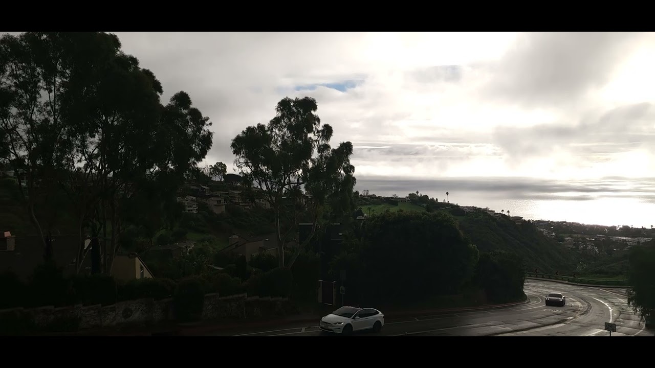 Raining in california