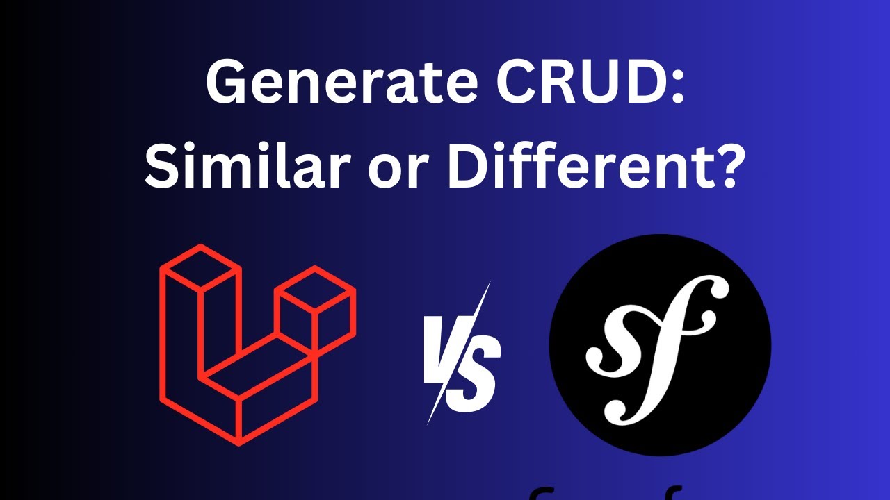 Laravel vs Symfony CRUD: Live-Coding Demo