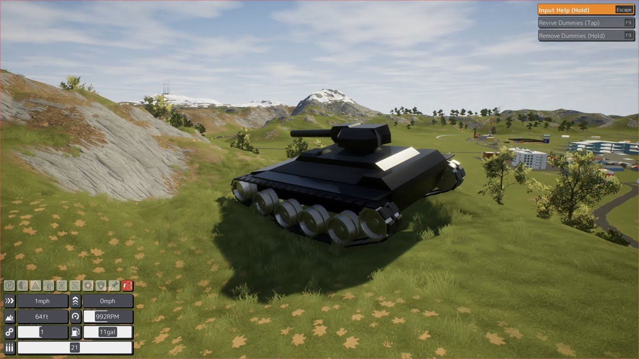 Brick Rigs v1.7 Tank build (Tank Tracks)