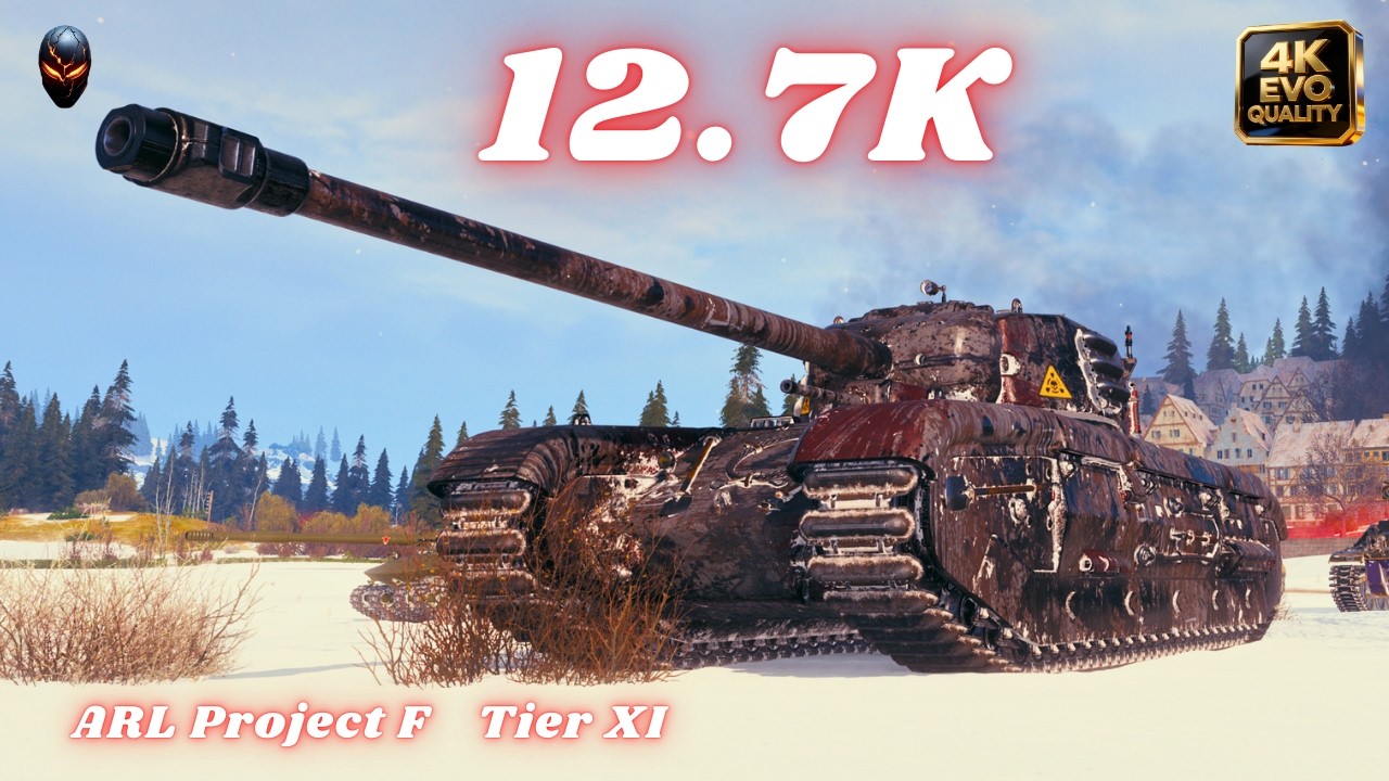 ARL Project F  12.7K Damage 3 Kills World of Tanks #wot