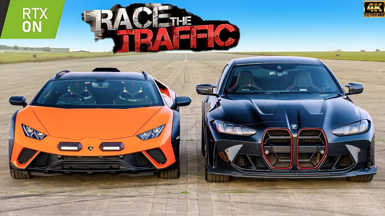 BMW M4 vs Lamborghini Evo : DRAG RACE