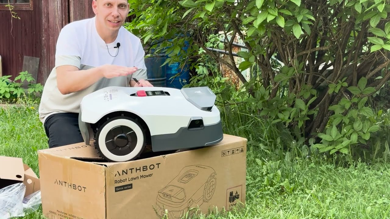 Беспроводной робот-газонокосилка Anthbot Genie 1000/3000 — обзор и тестирование в реальных условиях!