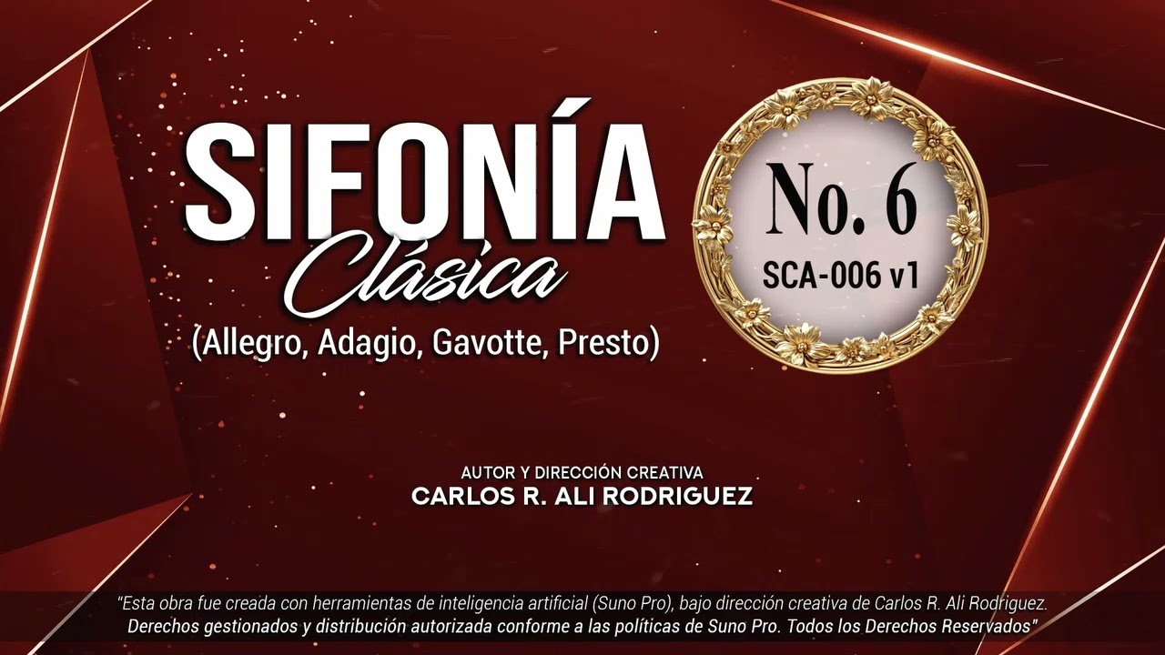 Sinfonía No. 6 – Música clásica para estudiar | Allegro, Adagio, Gavotte, Presto | SCA-006 v1