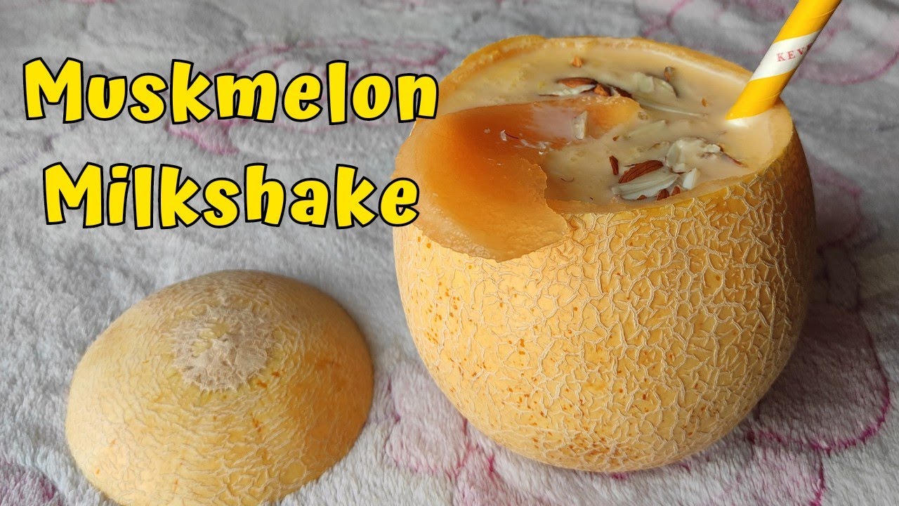 Muskmelon Milkshake | Thick and Yummy Milkshake Recipe | Saut&eacute;