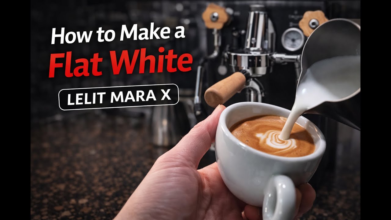 Making a Flat White with my Lelit Mara X
