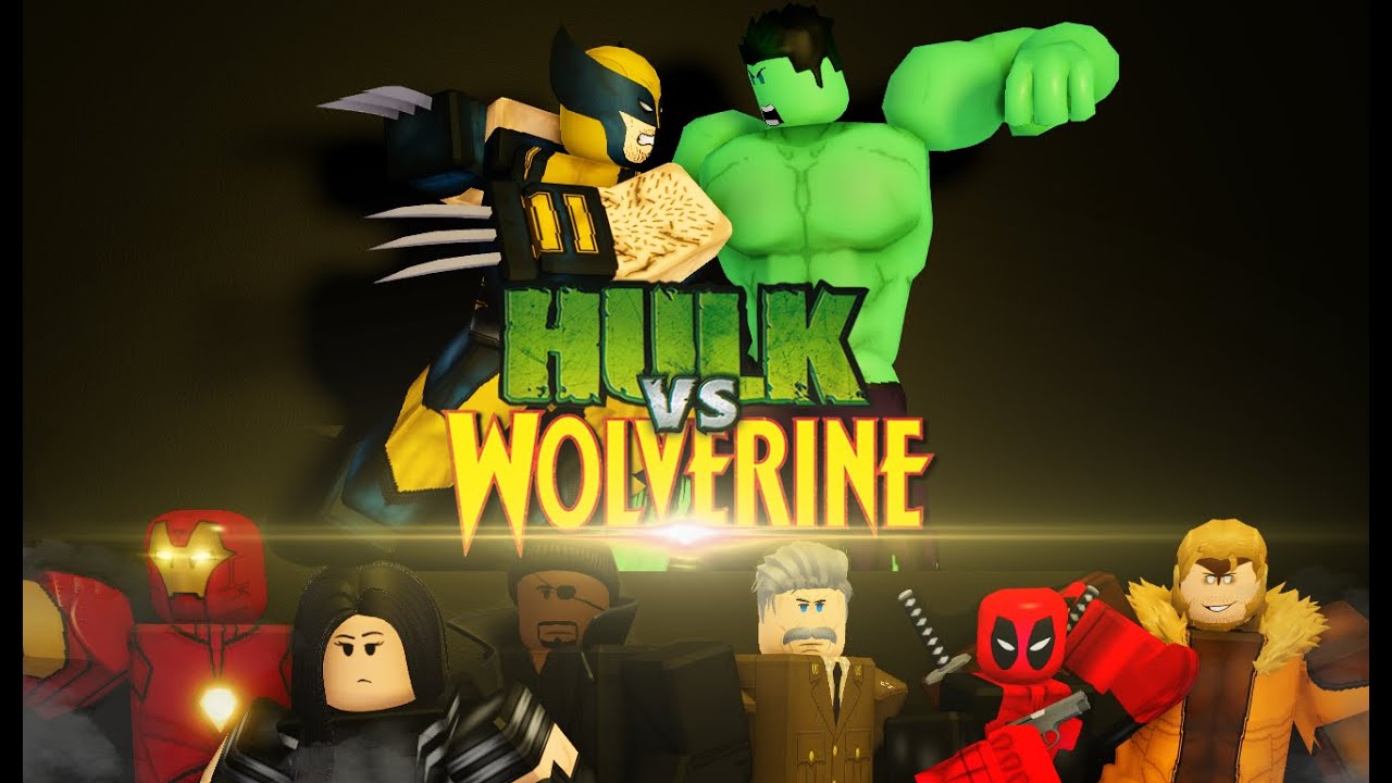 HULK VS WOLVERINE | Roblox Marvel Film