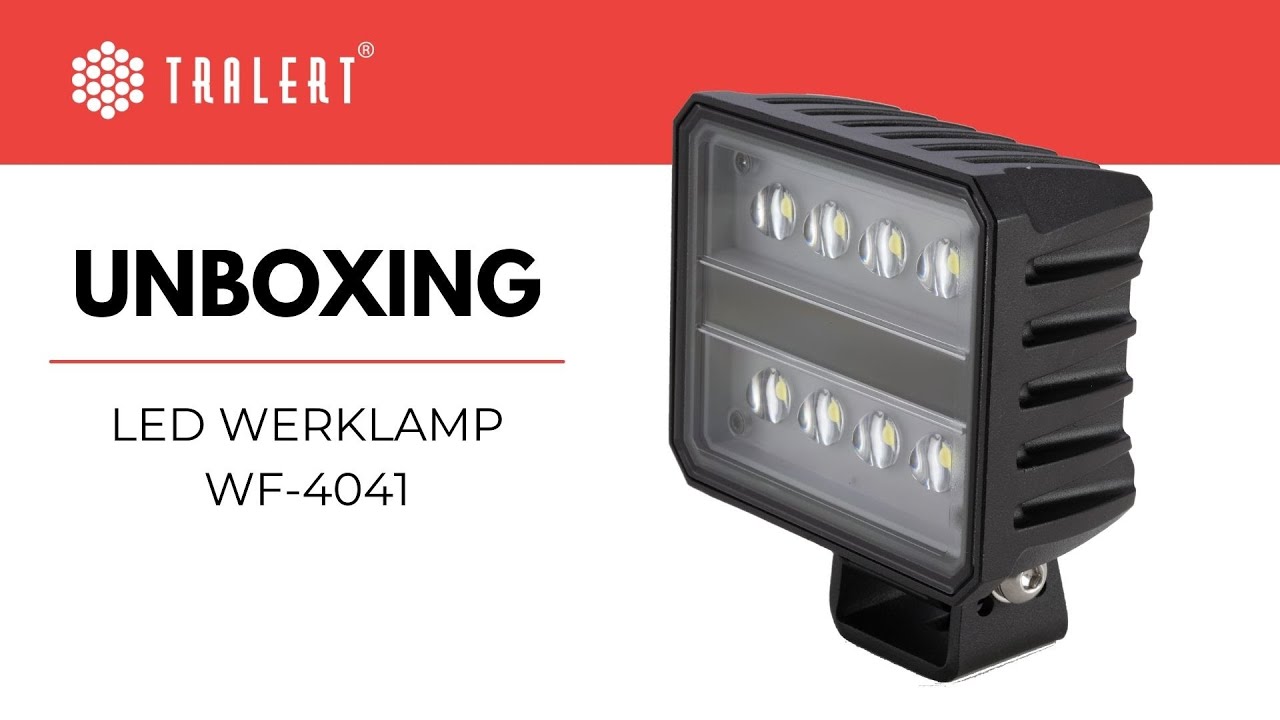 LED werklamp unboxing WF-4041
