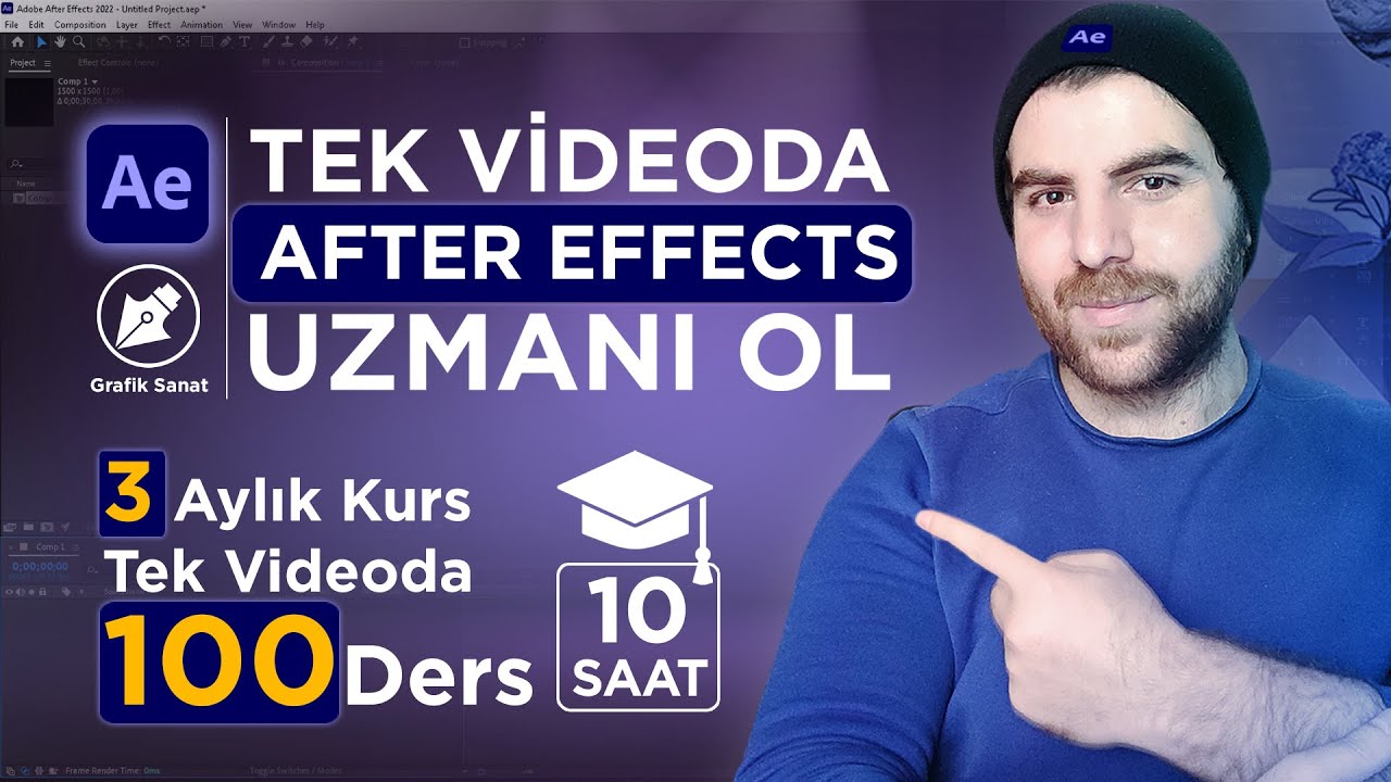 AFTER EFFECTS DERSLERİ ( Tek Videoda Sıfırdan İleri Seviye Her şeyi Öğren )