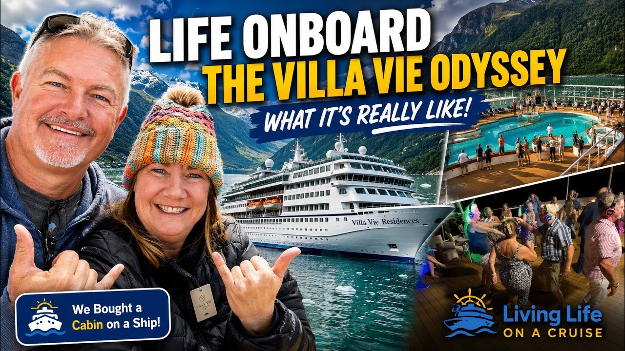 Life Onboard the Villa Vie Odyssey 🚢 | What It's Really Like Living at Sea! 🌊