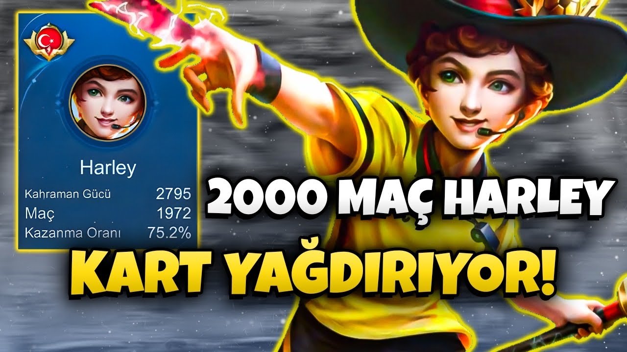 2000 MAÇ HARLEY İLE RAKİBE KIRMIZI KART GÖSTERDİM! - Mobile Legends