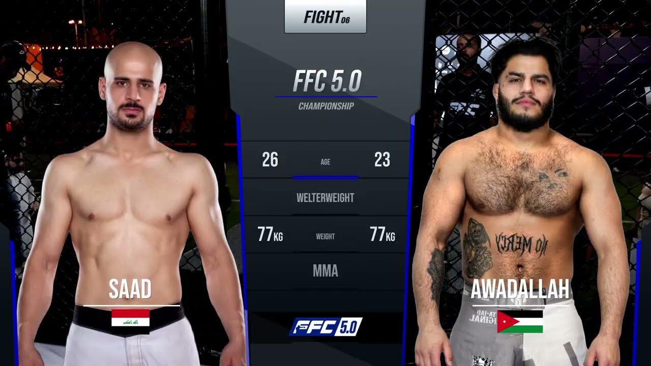FFC 5.0 | Fight 6: Saad (Red) vs. Awadallah (Blue) – Welterweight Intensity