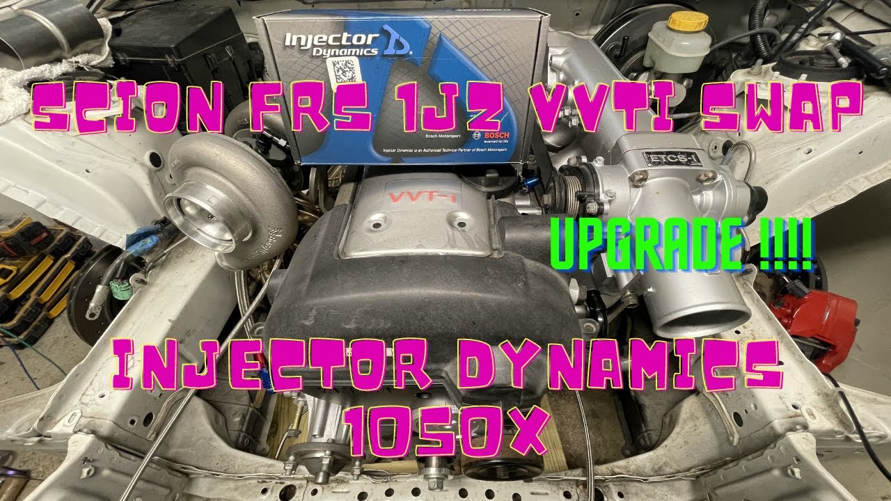 Scion FRs 1jz VVTi Swap - Injector Dynamics 1050x for 1jz gte VVTI Stock Fuel Rail plug and play